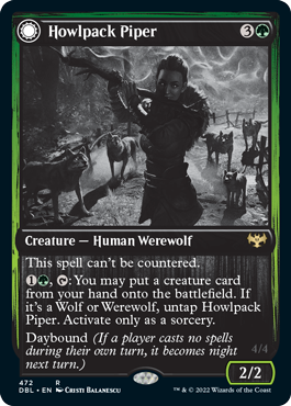 Howlpack Piper // Wildsong Howler [Innistrad: Double Feature] | Good Games Adelaide SA
