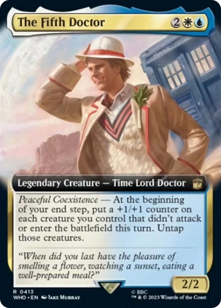The Fifth Doctor (Extended Art) [Doctor Who] | Good Games Adelaide SA