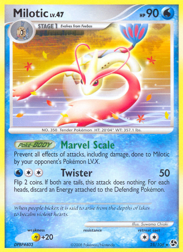 Milotic (25/106) [Diamond & Pearl: Great Encounters] | Good Games Adelaide SA