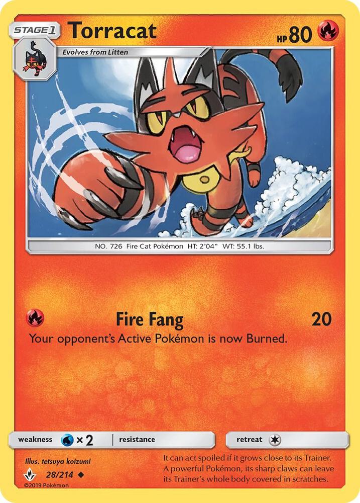 Torracat 28/214 (SM - Unbroken Bonds)  | Good Games Adelaide SA