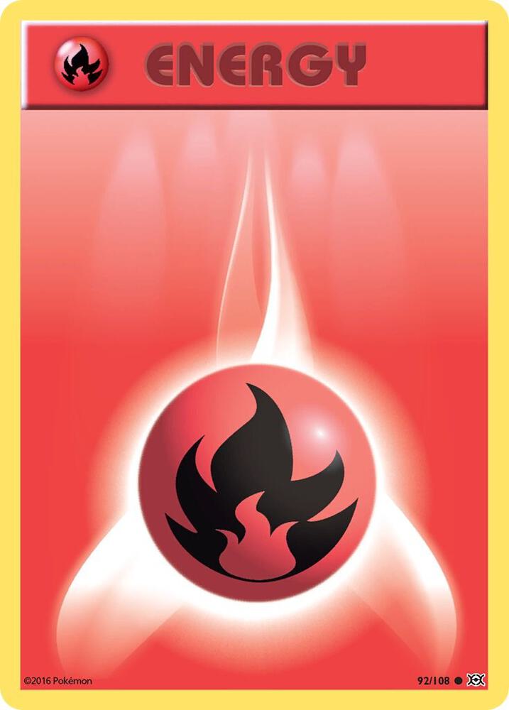 Fire Energy 92/108 (XY - Evolutions)  | Good Games Adelaide SA