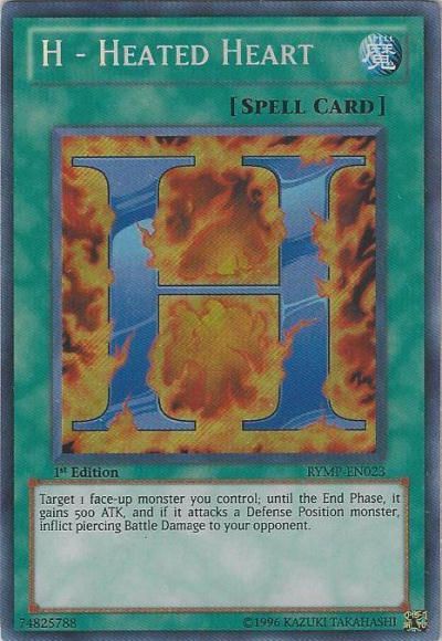 H - Heated Heart [RYMP-EN023] Secret Rare | Good Games Adelaide SA