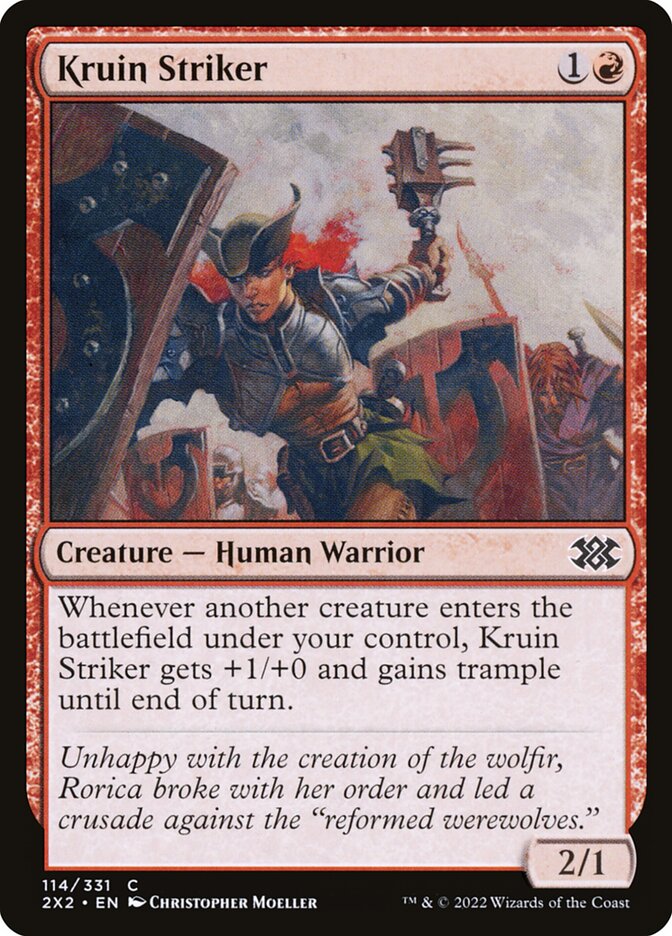 Kruin Striker 114 (Double Masters 2022)  - Foil | Good Games Adelaide SA