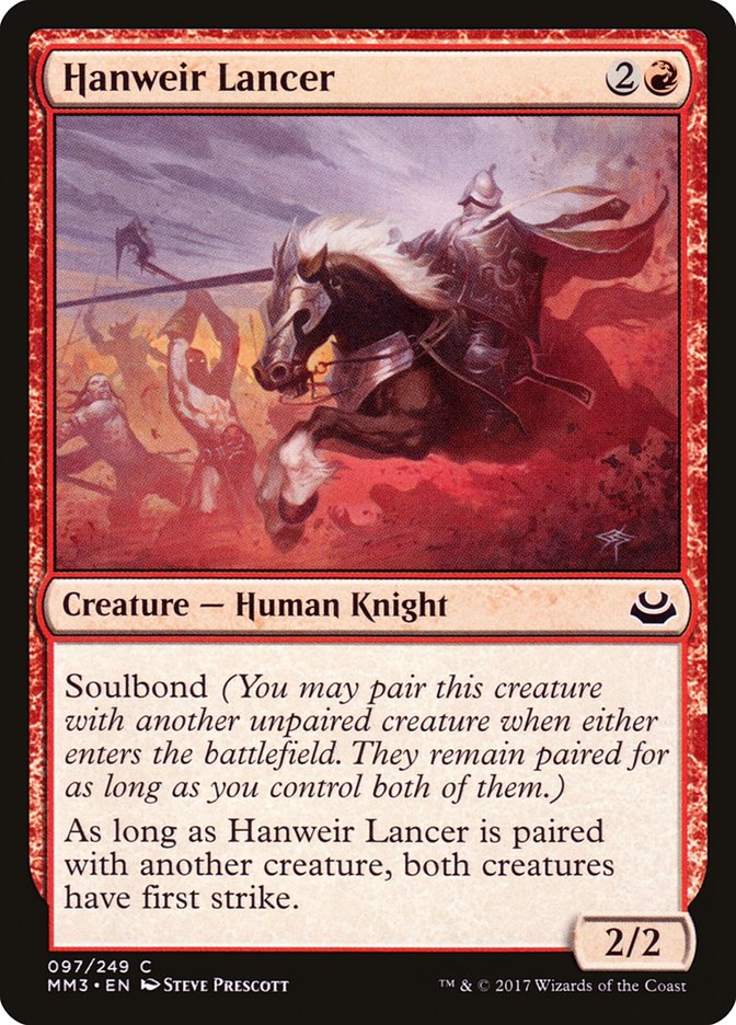 Hanweir Lancer 97 (Modern Masters 2017)  - Foil | Good Games Adelaide SA