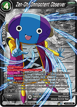 Zen-Oh, Omnipotent Observer (Unison Warrior Series Boost Tournament Pack Vol. 7 - Winner) (P-373) [Tournament Promotion Cards] | Good Games Adelaide SA