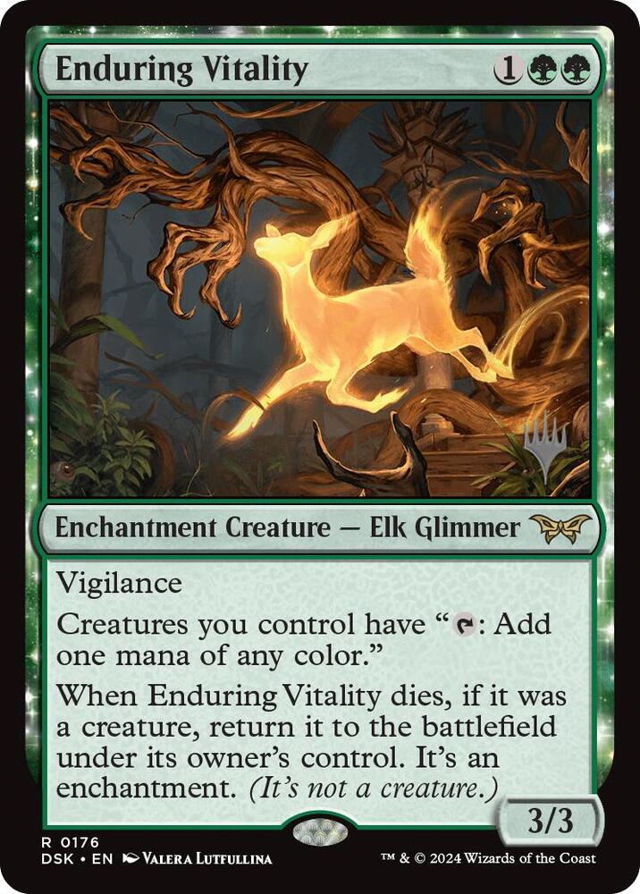 Enduring Vitality 176 (Promo Pack: Duskmourn: House of Horror)  | Good Games Adelaide SA