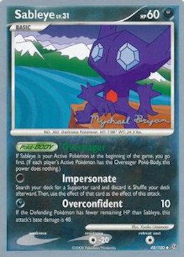 Sableye LV.31 (48/100) (Happy Luck - Mychael Bryan) [World Championships 2010] | Good Games Adelaide SA