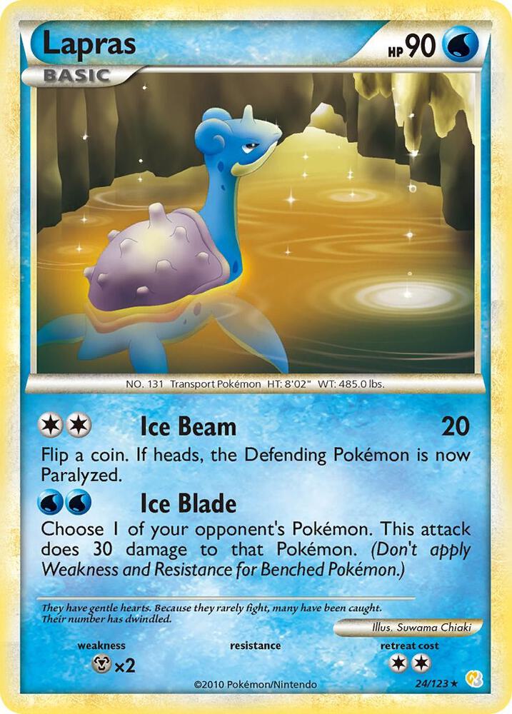 Lapras 24/123 (HeartGold SoulSilver)  | Good Games Adelaide SA