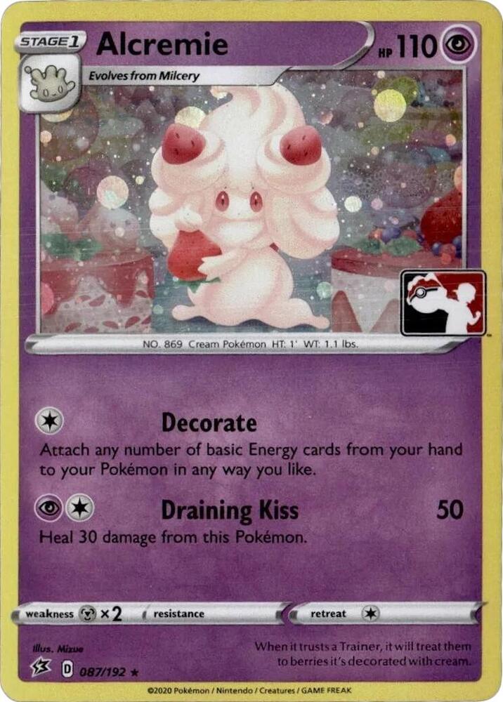 Alcremie 087 192 League Promo 087/192 (League & Championship Cards)  - Holofoil | Good Games Adelaide SA