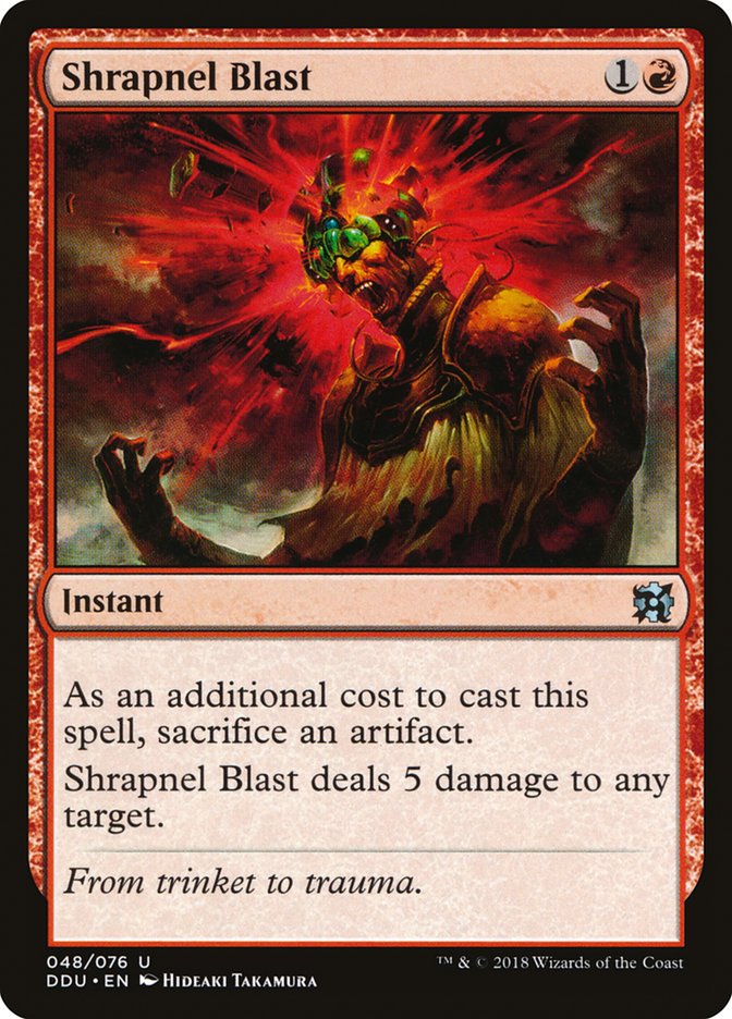 Shrapnel Blast [Duel Decks: Elves vs. Inventors] | Good Games Adelaide SA