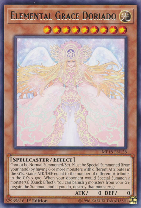 Elemental Grace Doriado [MP18-EN128] Rare | Good Games Adelaide SA