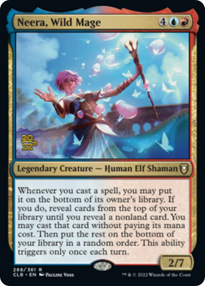 Neera Wild Mage 288 (Prerelease Cards)  - Foil | Good Games Adelaide SA
