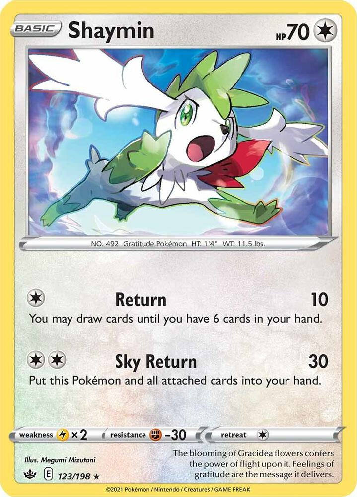 Shaymin 123/198 (SWSH06: Chilling Reign)  - Holofoil | Good Games Adelaide SA