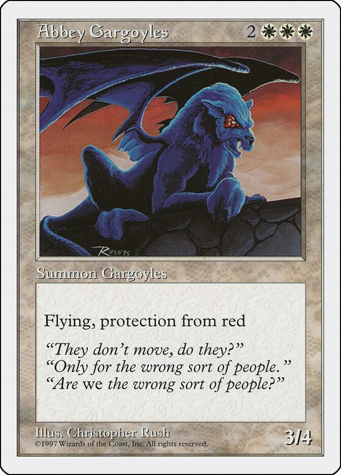 Abbey Gargoyles 1/455 (Fifth Edition)  | Good Games Adelaide SA
