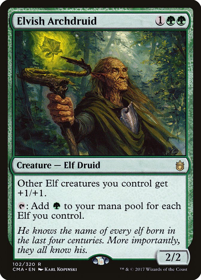 Elvish Archdruid [Commander Anthology] | Good Games Adelaide SA