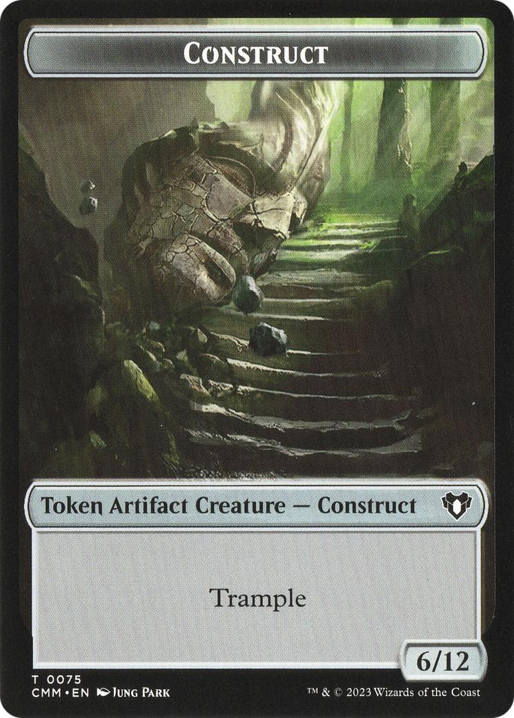 City's Blessing // Construct (0075) Double-Sided Token [Commander Masters Tokens] | Good Games Adelaide SA