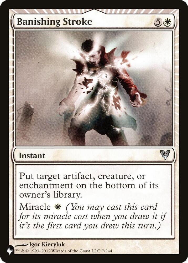 Banishing Stroke 7/244 (The List Reprints)  | Good Games Adelaide SA