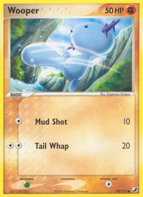 Wooper (79/115) [EX: Unseen Forces] | Good Games Adelaide SA