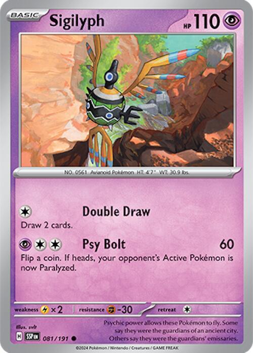 Sigilyph 081/191 (SV08: Surging Sparks)  | Good Games Adelaide SA