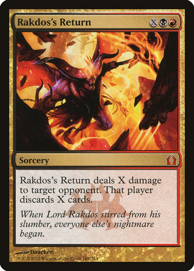 Rakdos's Return 188 (Return to Ravnica)  - Foil | Good Games Adelaide SA