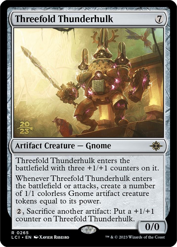 Threefold Thunderhulk 265 (Prerelease Cards)  - Foil | Good Games Adelaide SA