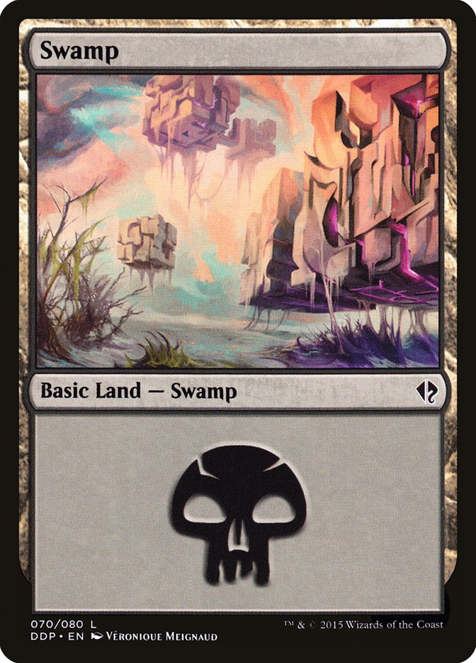 Swamp (70) [Duel Decks: Zendikar vs. Eldrazi] | Good Games Adelaide SA