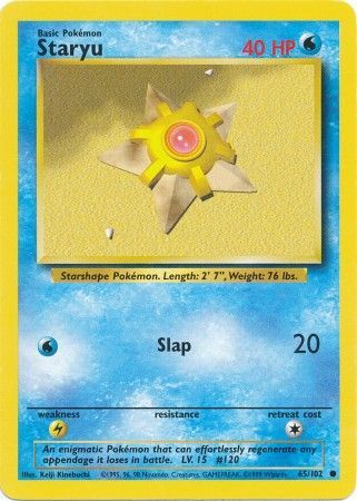 Staryu (65/102) [Base Set Unlimited] | Good Games Adelaide SA