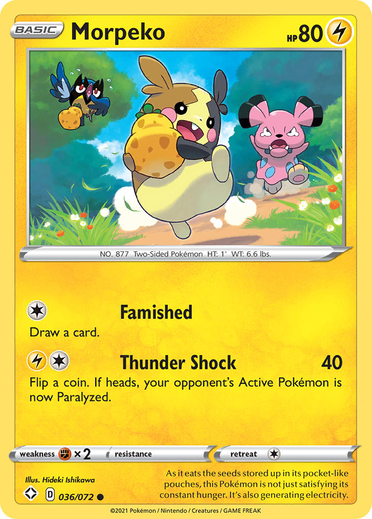 Morpeko (036/072) [Sword & Shield: Shining Fates] | Good Games Adelaide SA