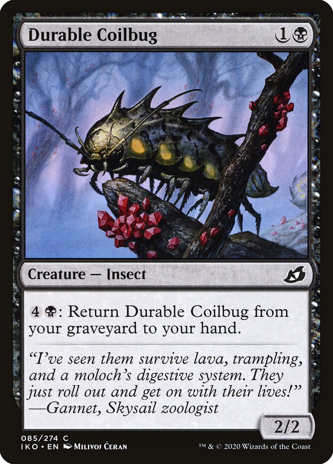 Durable Coilbug 85 (Ikoria: Lair of Behemoths)  - Foil | Good Games Adelaide SA