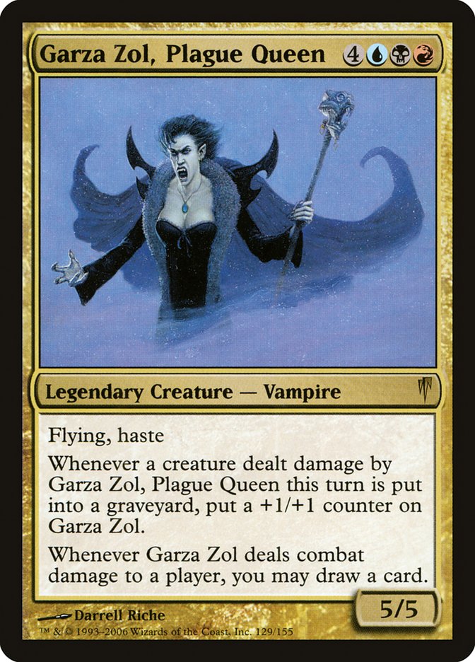 Garza Zol, Plague Queen 129 (Coldsnap)  - Foil | Good Games Adelaide SA