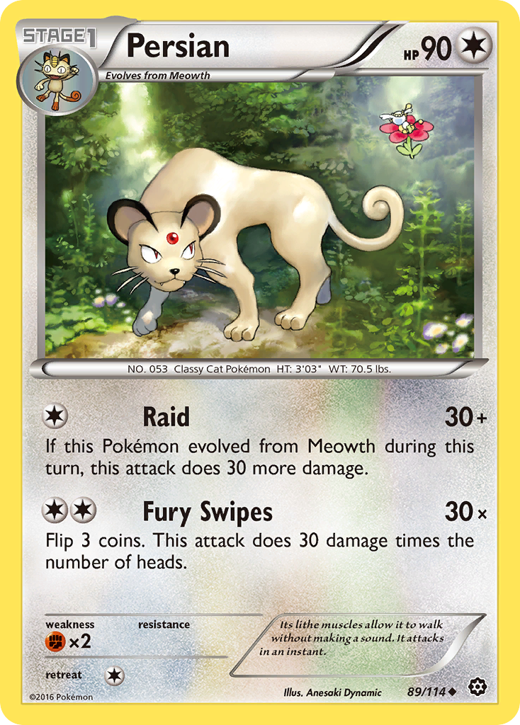 Persian (89/114) [XY: Steam Siege] | Good Games Adelaide SA