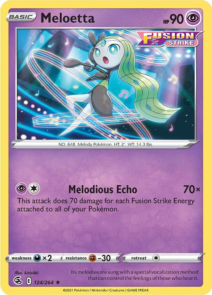 Meloetta (124/264) [Sword & Shield: Fusion Strike] | Good Games Adelaide SA