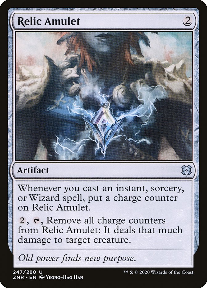 Relic Amulet 247/280 (Zendikar Rising)  - Foil | Good Games Adelaide SA