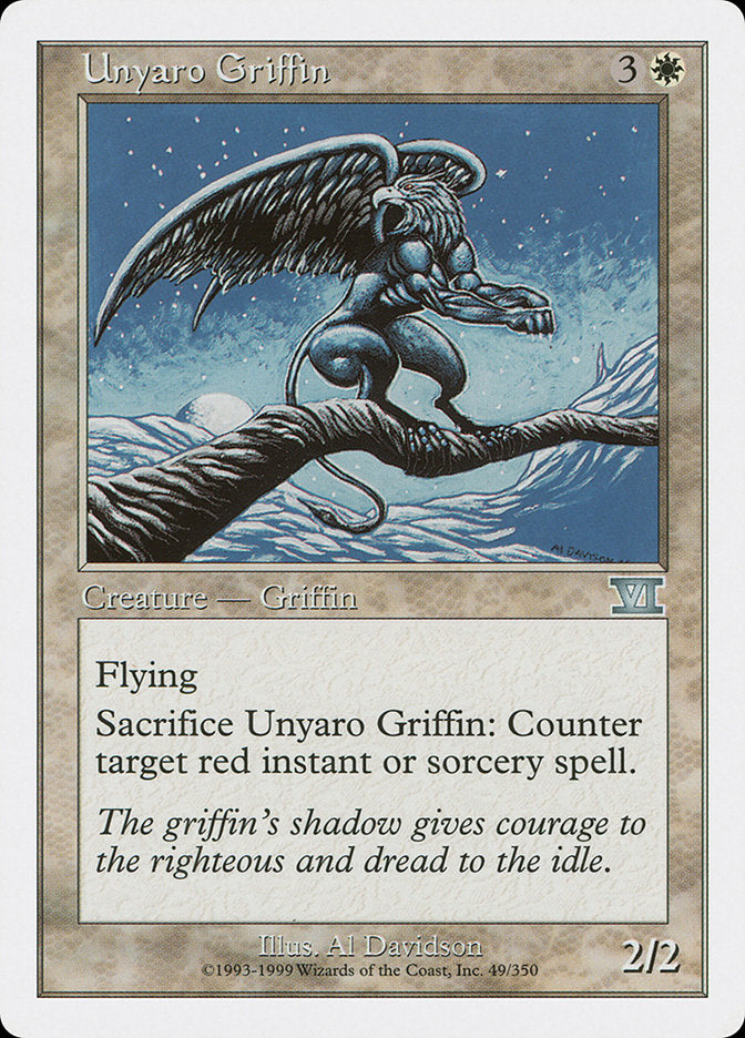 Unyaro Griffin 49 (Classic Sixth Edition)  | Good Games Adelaide SA