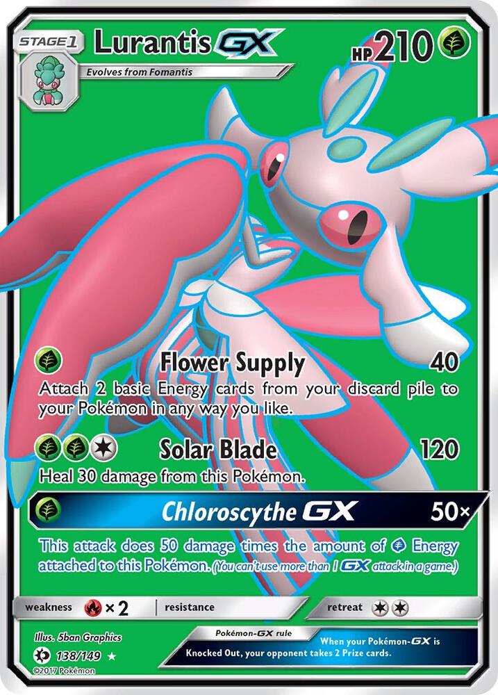 Lurantis GX Full Art 138/149 (SM Base Set)  - Holofoil | Good Games Adelaide SA