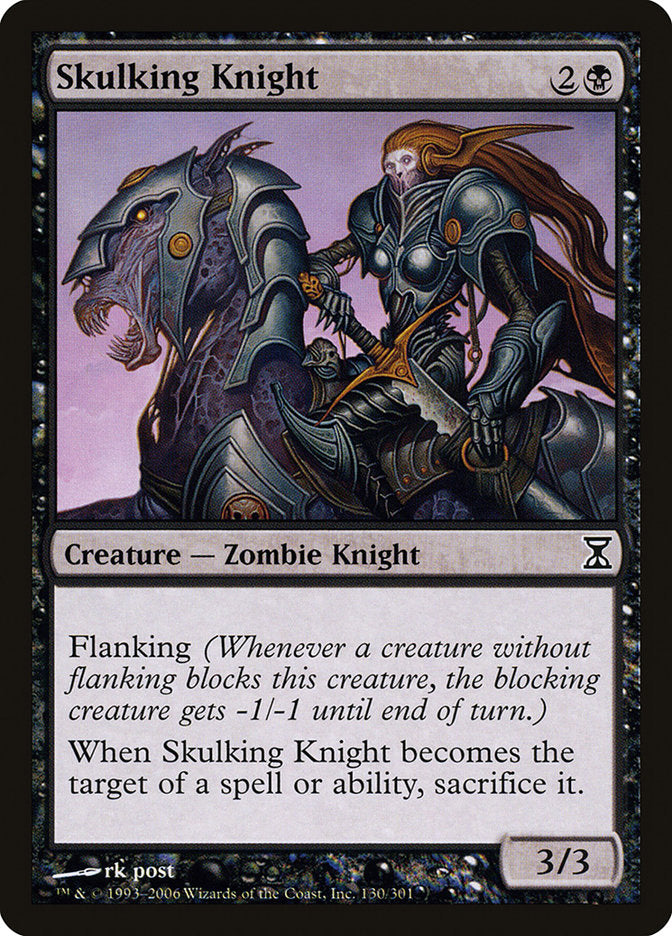 Skulking Knight 130 (Time Spiral)  - Foil | Good Games Adelaide SA