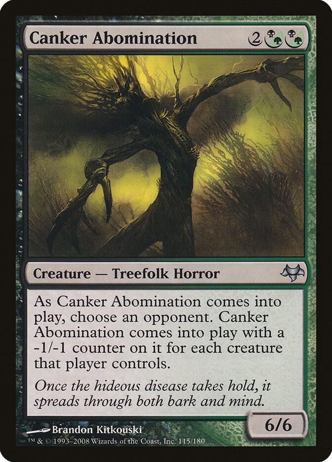 Canker Abomination 115 (Eventide)  - Foil | Good Games Adelaide SA