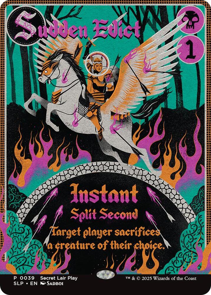 Sudden Edict 39 (Secret Lair Showdown)  - Borderless | Good Games Adelaide SA
