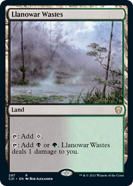 Llanowar Wastes 297 (Commander 2021)  | Good Games Adelaide SA