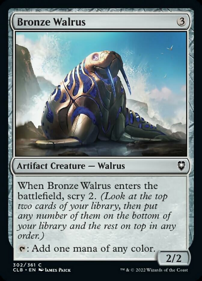 Bronze Walrus [Commander Legends: Battle for Baldur's Gate] | Good Games Adelaide SA