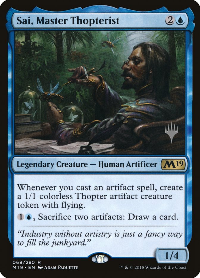 Sai, Master Thopterist [Core Set 2019 Promos] | Good Games Adelaide SA