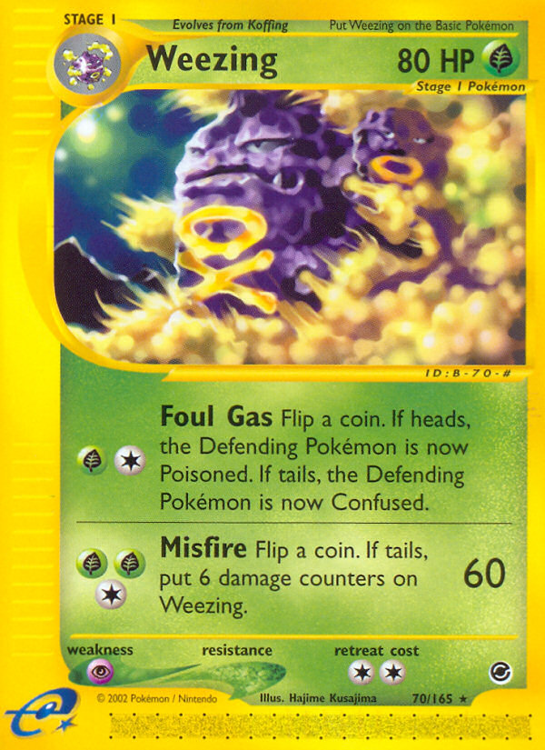 Weezing (70/165) [Expedition: Base Set] | Good Games Adelaide SA