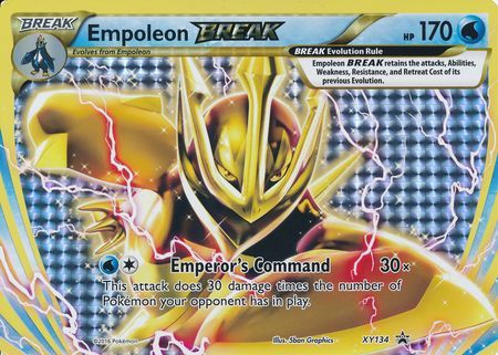 Empoleon BREAK (XY134) (Jumbo Card) [XY: Black Star Promos] | Good Games Adelaide SA