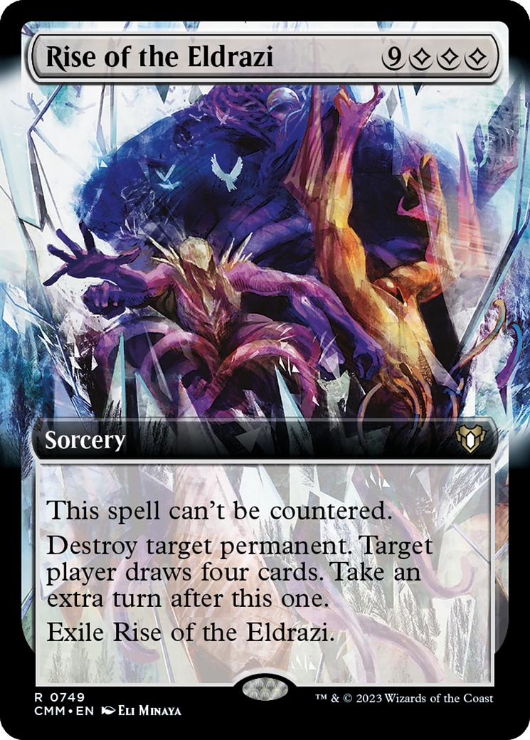 Rise of the Eldrazi (Extended Art) [Commander Masters] | Good Games Adelaide SA