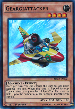 Geargiattacker [SDGR-EN002] Super Rare | Good Games Adelaide SA