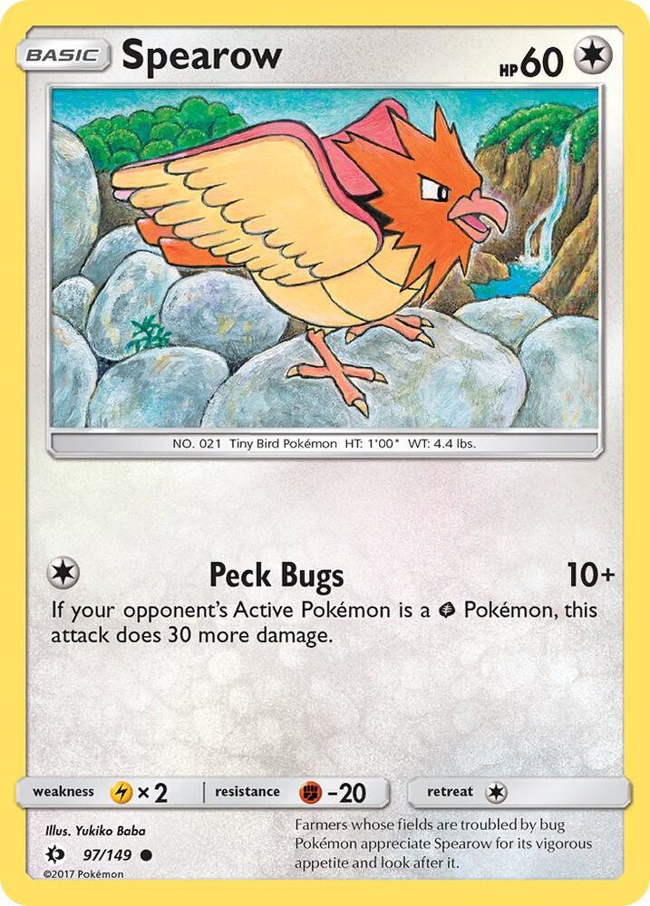 Spearow 97/149 (SM Base Set)  | Good Games Adelaide SA