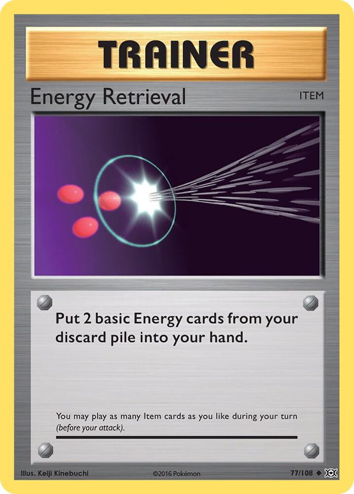Energy Retrieval 77/108 (XY - Evolutions)  | Good Games Adelaide SA