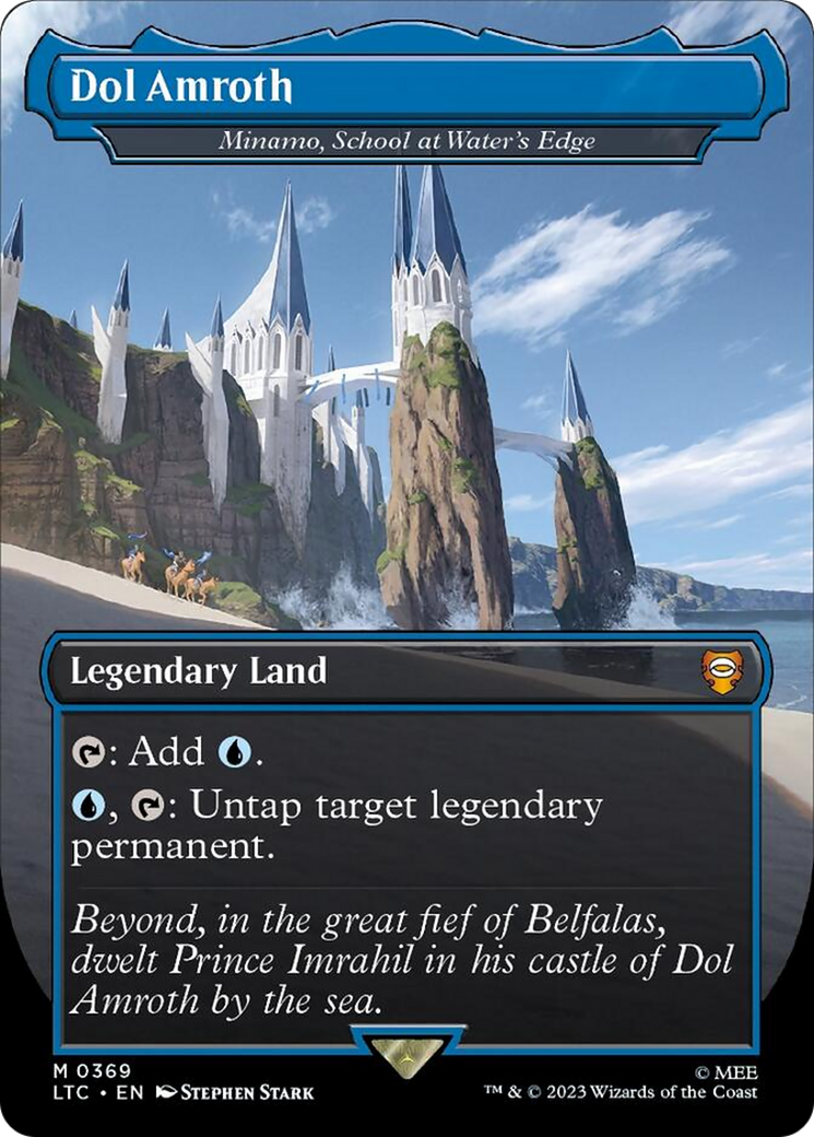 Dol Amroth - Minamo, School at Water's Edge (Borderless) [The Lord of the Rings: Tales of Middle-Earth Commander] | Good Games Adelaide SA