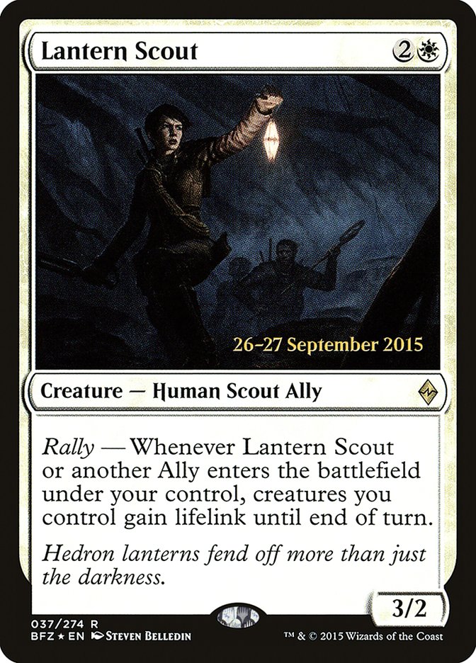 Lantern Scout [Battle for Zendikar Promos] | Good Games Adelaide SA