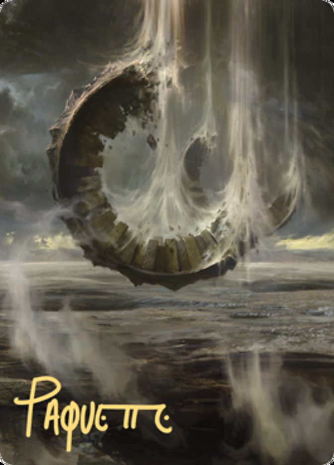 Wasteland Art Card (Gold-Stamped Signature) [Zendikar Rising Art Series] | Good Games Adelaide SA